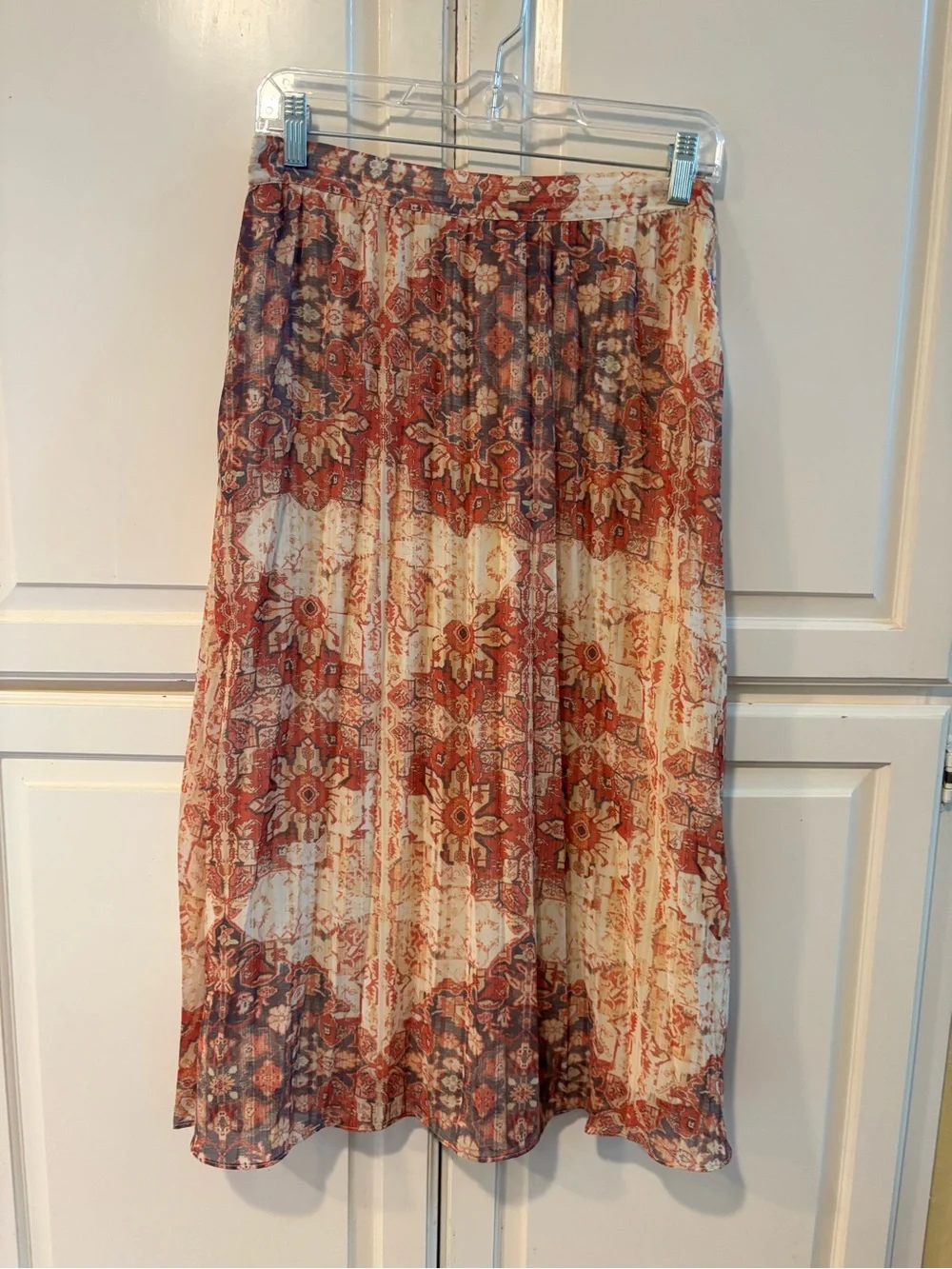 Anthropologie Akemi and Kin pleated Laurel Canyon midi skirt. Small. NWT - Picture 4 of 12